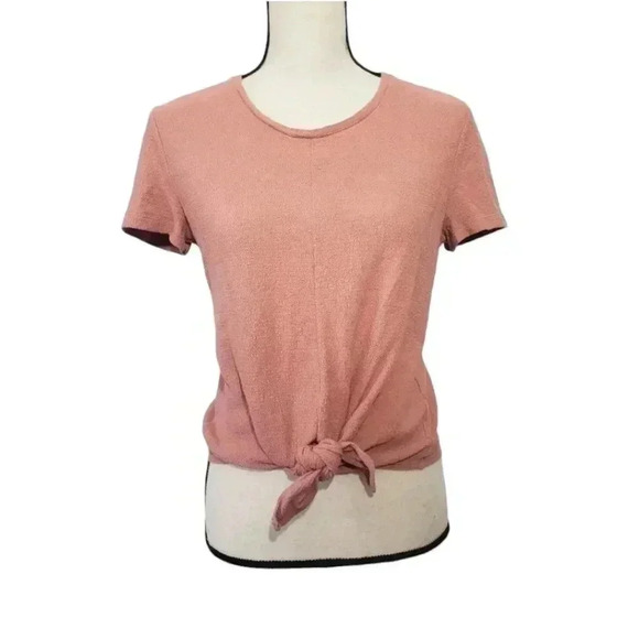 Madewell Texture & Thread Modern Tie Front Top - Picture 2 of 7